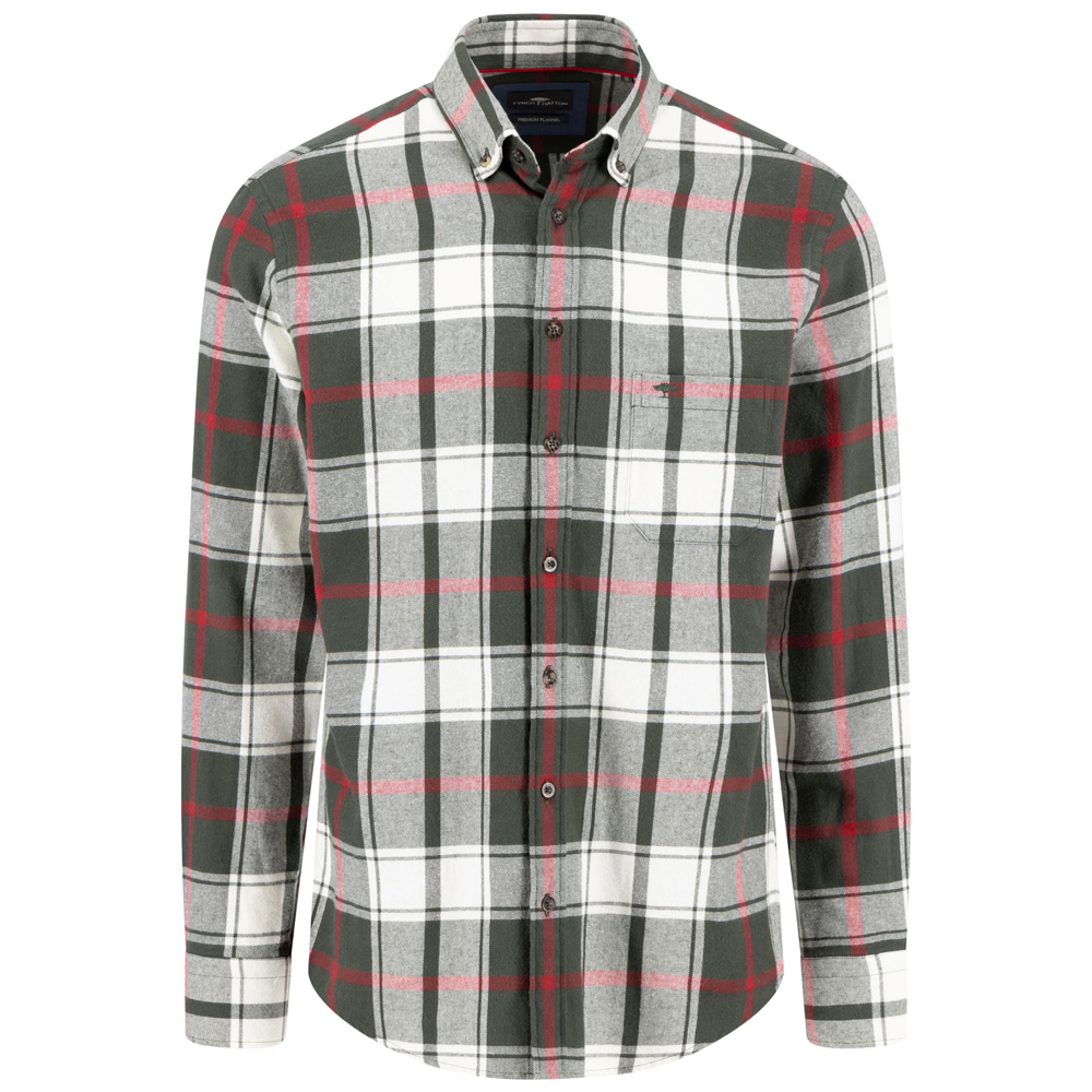 Fynch-Hatton Hatton Premium Flannel Ivy Check Shirt